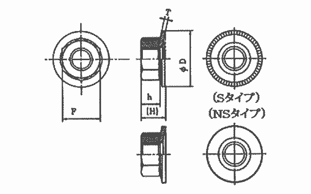 ソルーン(Sタイプ・NSタイプ)寸法図